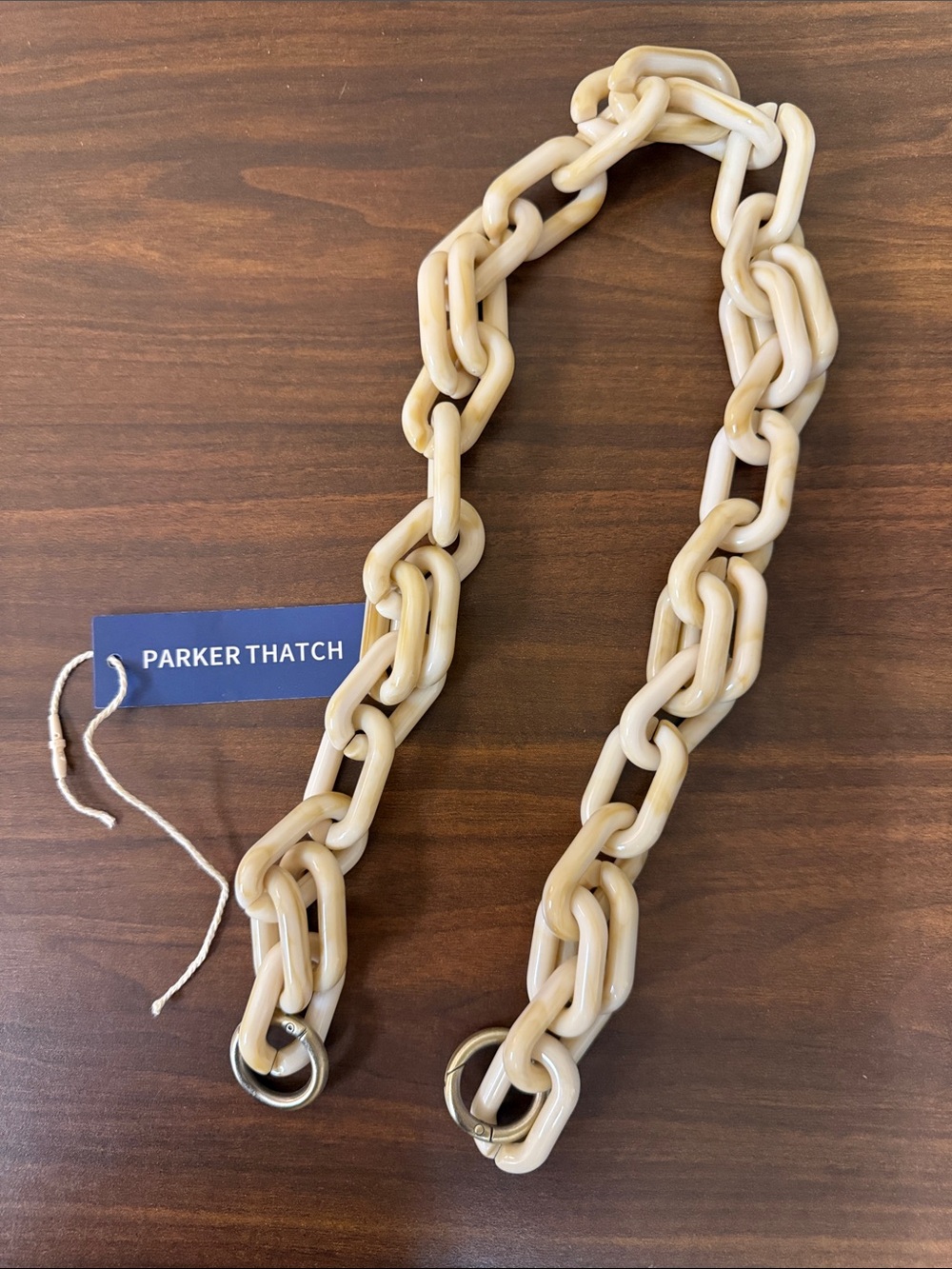 Parker Thatch Cream Links Shoulder Strap